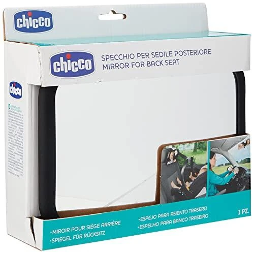 CHICCO galinis veidrodėlis vaikui matyti Juodas