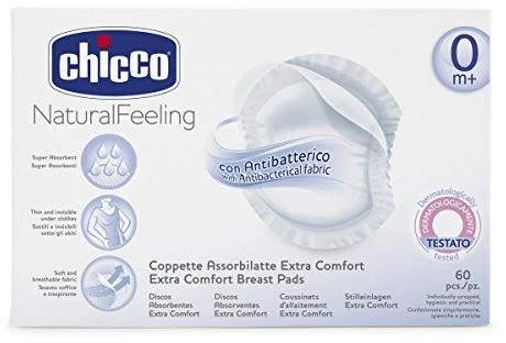 CHICCO įklotai į liemenėlę 60 vnt, 000617730t*00000