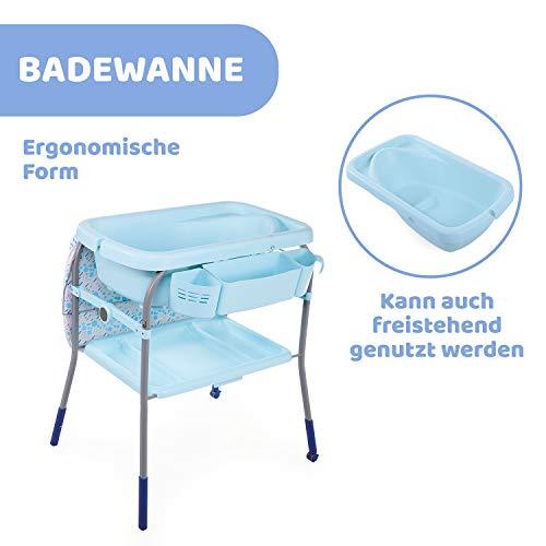 Chicco Cuddle & Bubble Ocean kūdikio vonelė su persirengimo stalu  2in1