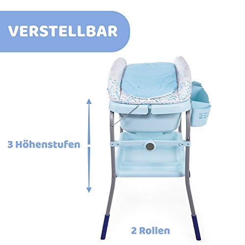 Chicco Cuddle & Bubble Ocean kūdikio vonelė su persirengimo stalu  2in1