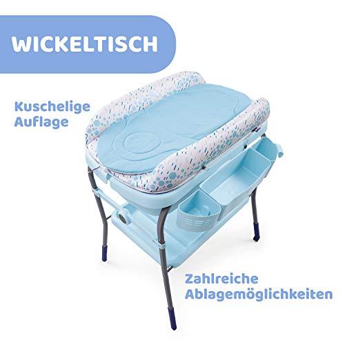 Chicco Cuddle & Bubble Ocean kūdikio vonelė su persirengimo stalu  2in1
