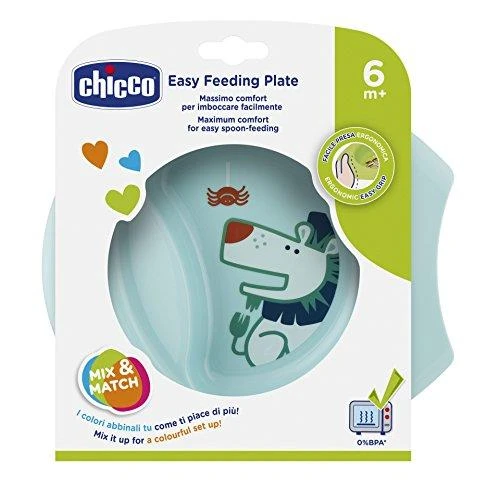 CHICCO lėkštė „Easy feeding“ 6M+, rožinė spalva
