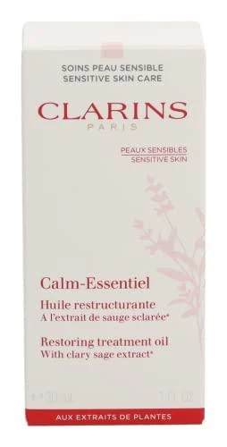 Clarins Calm-Essentiel Restoring Treatment Oil veido aliejus moterims, 30 ml