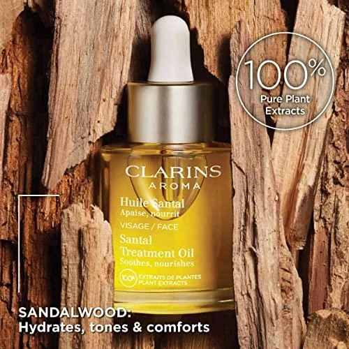 Clarins Priežiūros aliejus sausai ir labai sausai odai Santal (. aliejus) 30 ml