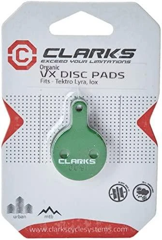 Clarks TEKTRO stabdžių kaladėlės (Lyra, IOX) (CLA-VX845C)