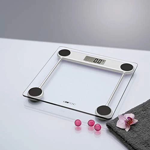 Svarstyklės Clatronic PW 3368 Electronic Personal Scale (Transparent/Sidabrinis)