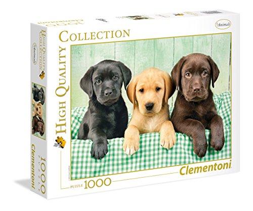 Clementoni Dėlionė 1000 vnt. - Mieli labradorai aprašymas - Prekės nuotrauka
