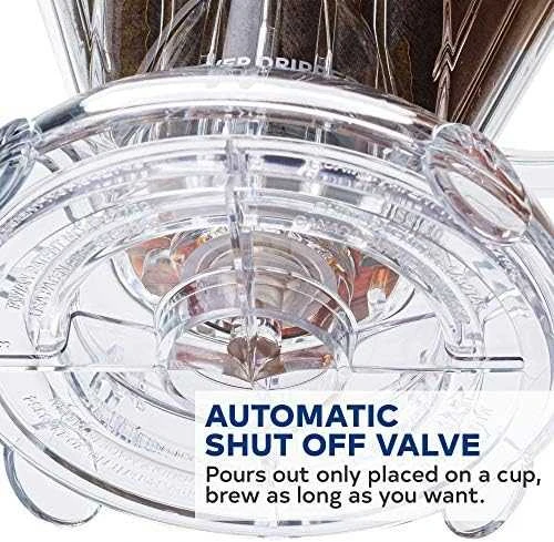 Clever Dripper - L 500ml Permatomas pilkas + 100 filtrų