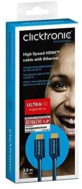 Clicktronic 70302 High Speed HDMI™ kabelis su Ethernet, 1,5 m Clicktronic