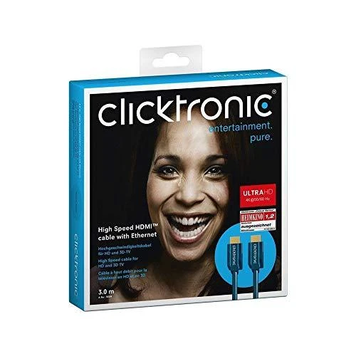 Clicktronic 70304 High Speed HDMI™ kabelis su amžinybe, 3 m Clicktronic