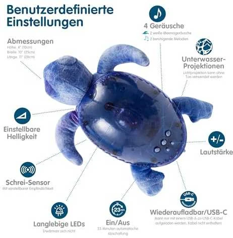 Cloud B Tranquil Turtle violetinė