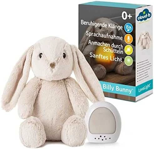 Cloud B muzikinis šviečiantis migdukas Billy Bunny