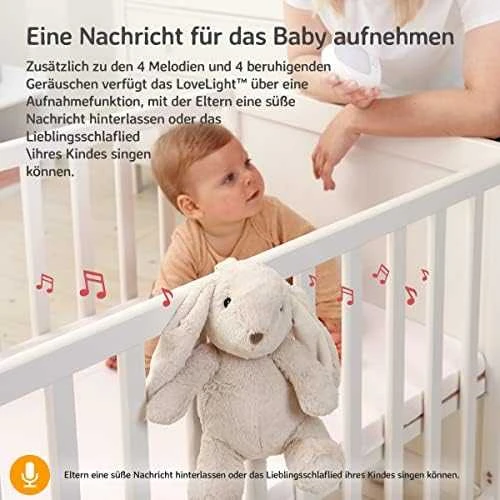 Cloud B muzikinis šviečiantis migdukas Billy Bunny