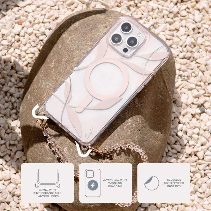 UNIQ dėklas Coehl Verdure Apple iPhone 16 Pro 6.3" magnetinis įkrovimo spyruoklinis žiedas