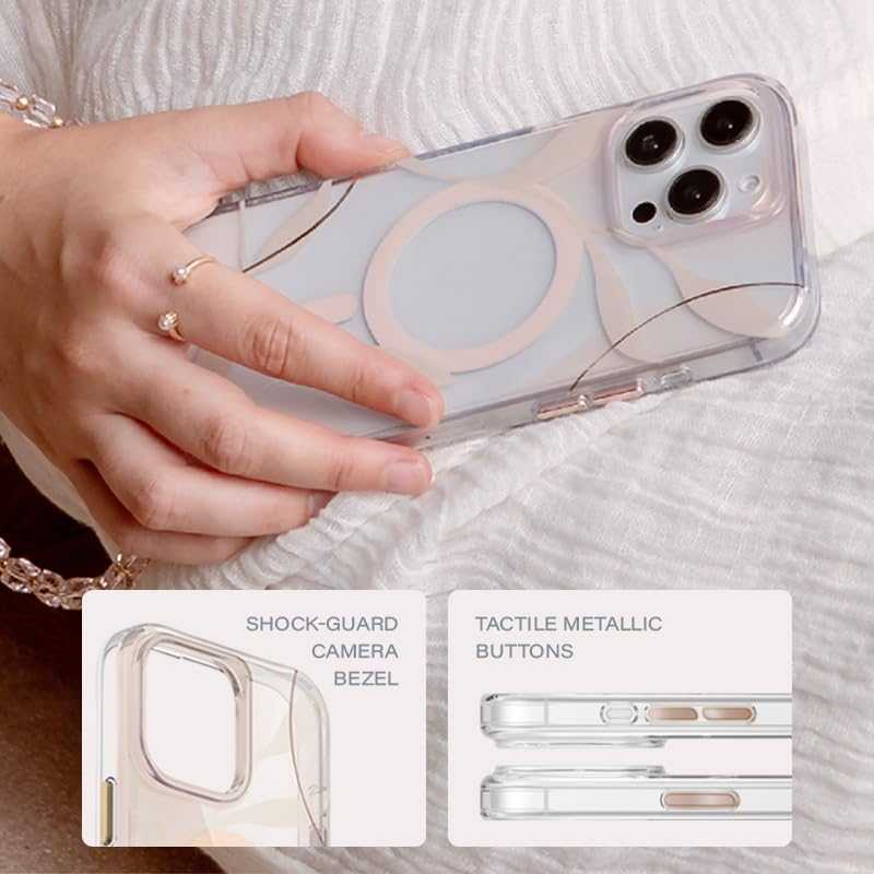 UNIQ dėklas Coehl Verdure Apple iPhone 16 Pro 6.3" magnetinis įkrovimo spyruoklinis žiedas