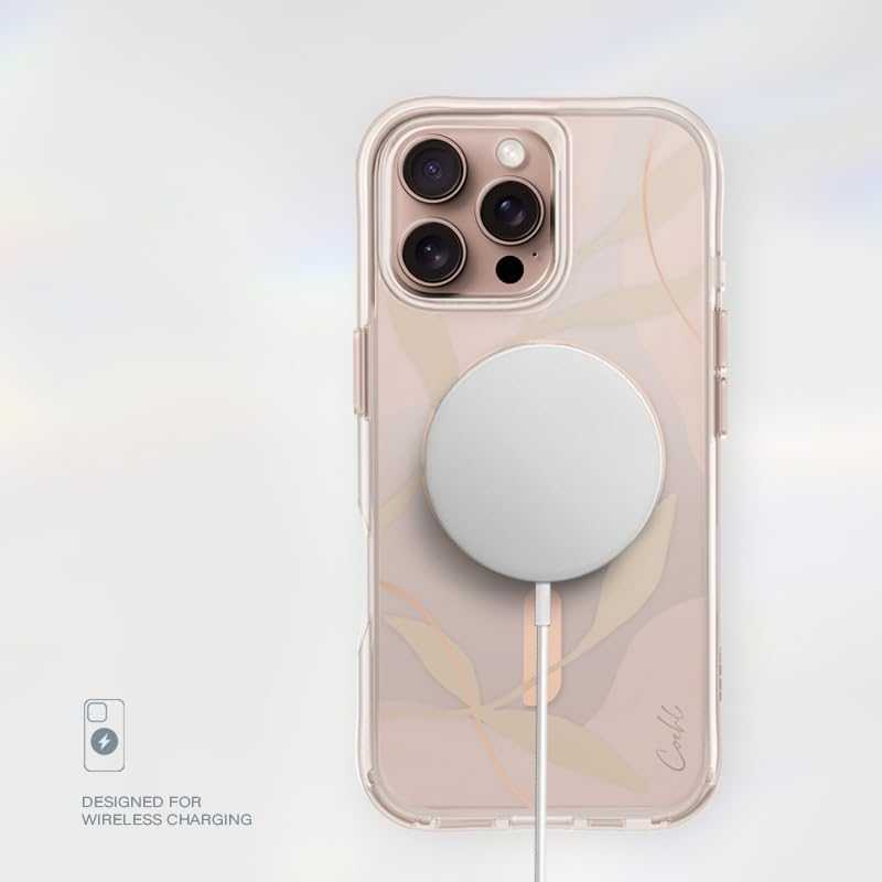 UNIQ dėklas Coehl Verdure Apple iPhone 16 Pro 6.3" magnetinis įkrovimo spyruoklinis žiedas