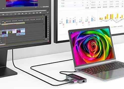 Conceptronic DONN14G adapteris prijungtas prie kompiuterio