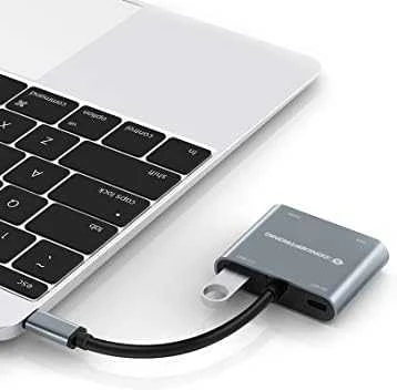 Multifunkcinis USB-C adapteris su atmintuku
