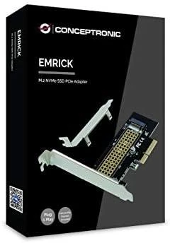 Conceptronic CONCEPTRONIC PCI Express kortelė 4 prievadų M-Key M.2 -> PCIe-NVMe