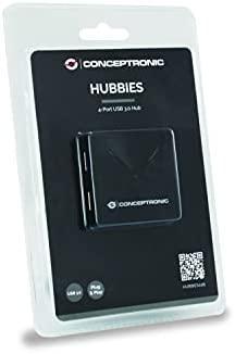 USB KONCENTRATORIUS „Conceptronic“ 4 x USB-A 3.0 (HUBBIES02B)