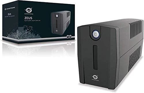 Carruzzo Conceptronic ZEUS01E nepertraukiamo maitinimo resursai (UPS) „Line-Interactive“ 0,65 kVA 360 W 4 AC išvestis(ys / čių)