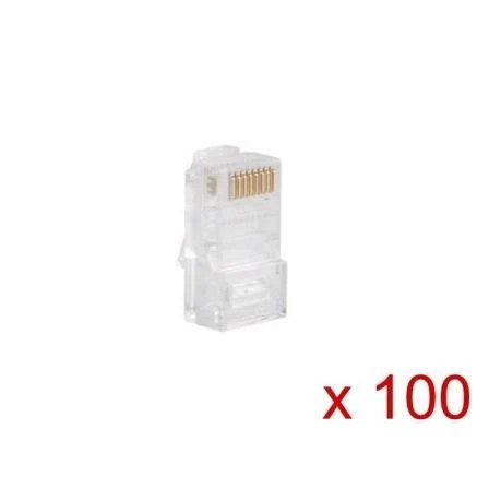 LANBERG PLU-5000 kištukas RJ-45 UTP CAT5E 8P8C 100PCS