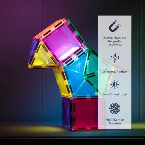 CONNETIX magnetinis konstruktorius - Light Star Pack 28d.
