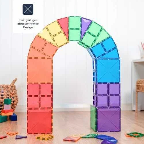 Magnetinis konstruktorius Connetix  Rainbow Starter Pack, 60 dalių