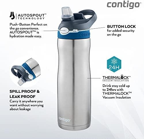 Gertuvė Contigo Buteliukas su ustnikiem Ashland pilka 590 ml