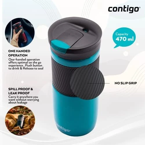 Termopuodelis Contigo Byron Biscay Bay CON2095662, 470 ml