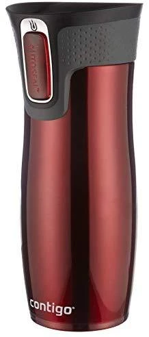 Termopuodelis Contigo West Loop Raudona 2095849, 470 ml, raudonas