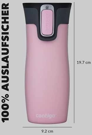 Contigo Termo puodelis Westloop, rožinis, 470 ml