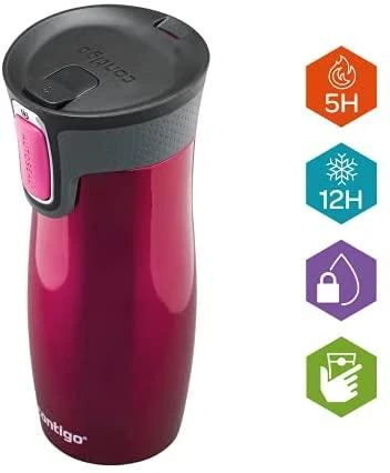 Termo puodelis Contigo West Loop 470ml CON20958