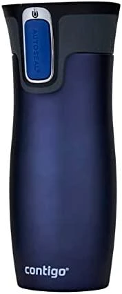 Termo puodelis Contigo West Loop 2.0 470 ml, mėlynas