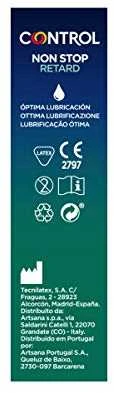 Non Stop Retard Control 12 vnt Nominal Length prezervatyvai 54mm