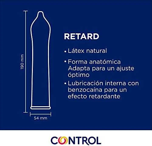 Non Stop Retard Control 12 vnt Nominal Length prezervatyvai 54mm