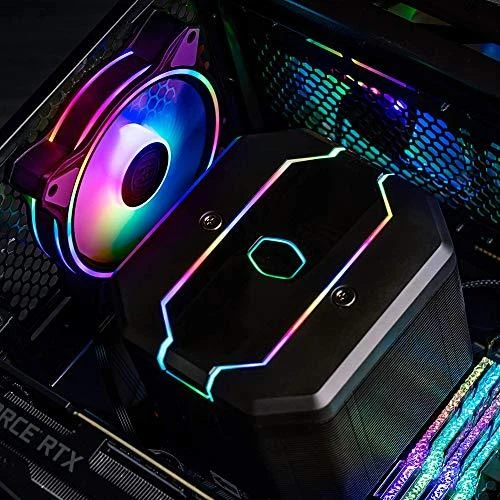 Cooler Master MasterFan MF120 Halo 3in1 Kompiuterio korpusui Ventiliatorius 12 cm Juoda, Pilka