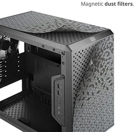 Cooler Master MasterBox Q300L MCB-Q300L-KANN-S00 Šoninis langas, USB 3.0 x 2, Mic x1, Spk x1, Juodas, Micro ATX, Maitinimo šaltinis yra Ne