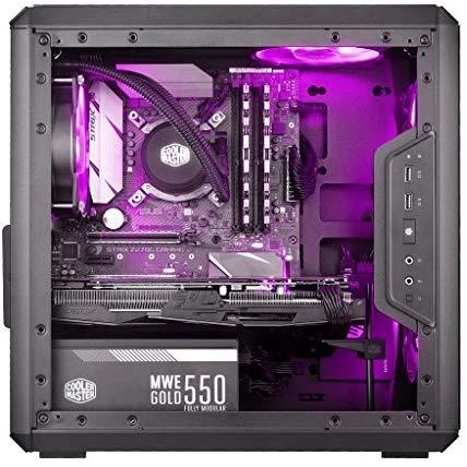 Cooler Master MasterBox Q300L MCB-Q300L-KANN-S00 Šoninis langas, USB 3.0 x 2, Mic x1, Spk x1, Juodas, Micro ATX, Maitinimo šaltinis yra Ne