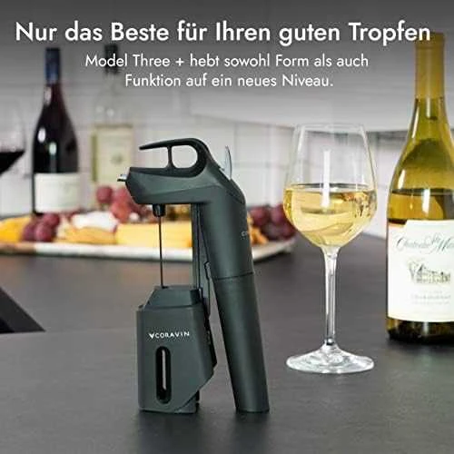 Coravin Timeless Three + Wine Preservation System - Juodas