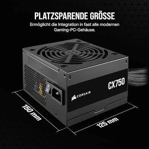 CORSAIR CX Series CX750 PSU 750 Watt 80 PLUS Bronze