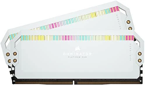 RAM Corsair Dominator Platinum RGB 32GB DDR5-6200 rinkinys (2x16GB), CL36, baltas