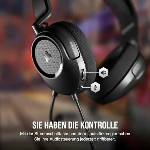 CORSAIR HS35 v2 Multiplatform Ausinės Žaidimams Carbon