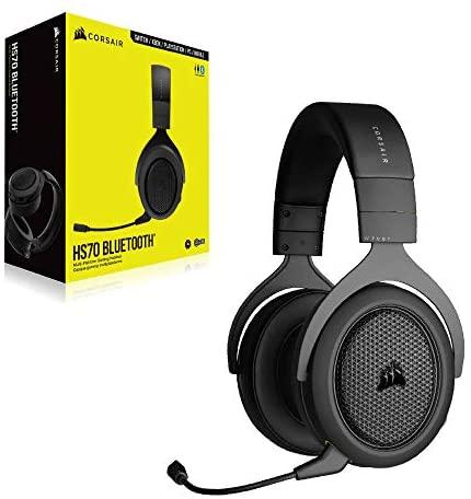 Žaidimų ausinės Corsair HS70 Wired Gaming Headset with Bluetooth | Varle.lt