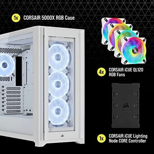 CORSAIR iCUE 5000X RGB QL Edition dėklas