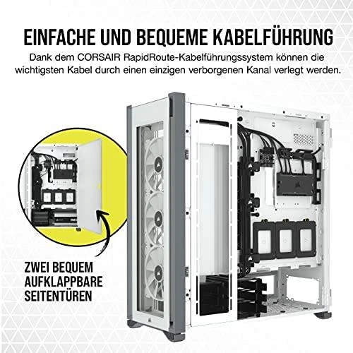 Corsair iCUE 7000X RGB grūdintas stiklas Baltas CC-9011227-WW