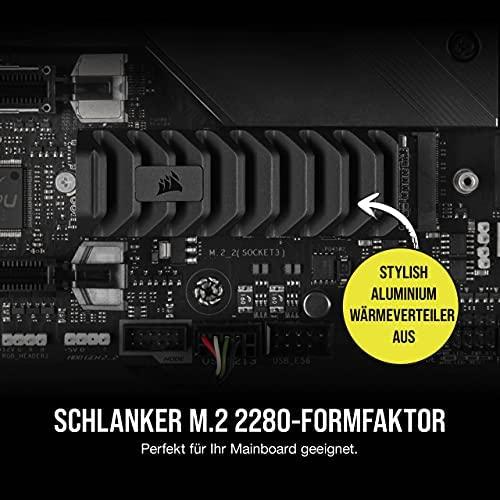 Corsair SSD MP600 PRO XT 1000 GB SSD form factor M.2 2280 SSD sąsaja PCIe Gen 4.0 x4 Rašymo greitis 5800 MB/s Skaitymo greitis 7100 MB/s