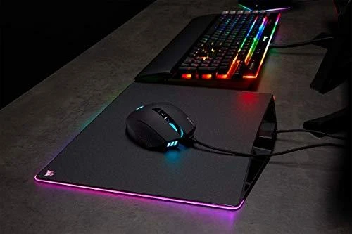 Corsair Scimitar RGB Elite Optinė MOBA/MMO žaidimų pelė, Juoda
