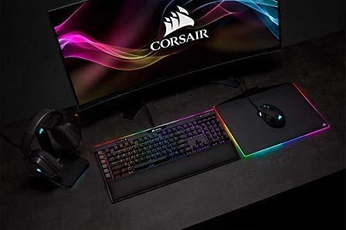 Corsair Scimitar RGB Elite Optinė MOBA/MMO žaidimų pelė, Juoda