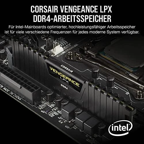 Vidinė atmintis (RAM) Corsair Vengeance LPX 16GB, 3200 MHz, DDR4